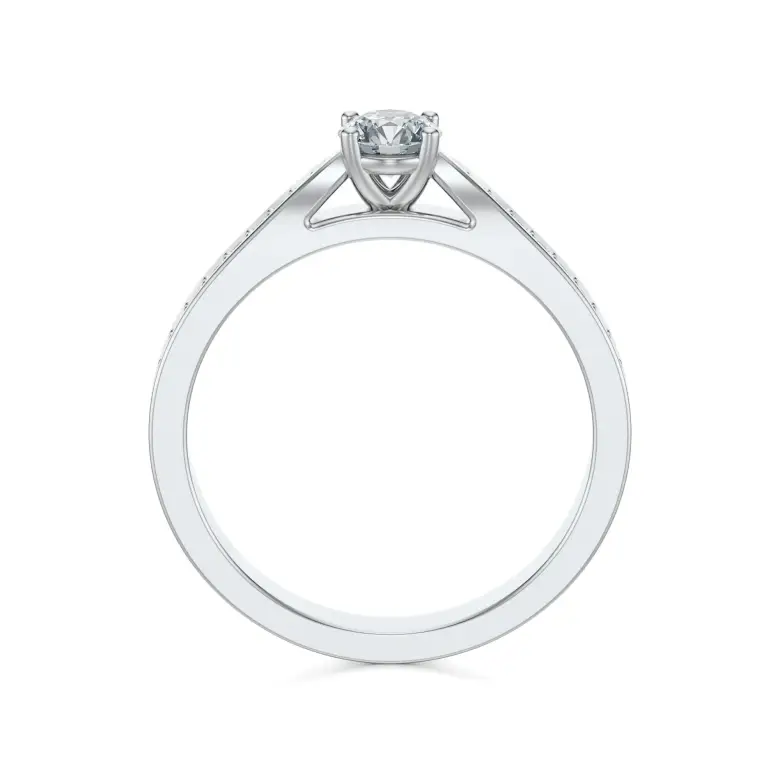 Pierścionek białe złoto z diamentami AJPZ_094